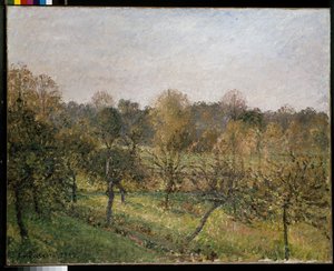 Naplemente Eragny-nál, 1902